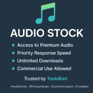 Audio Stock - কম খরচে মাসিক সাবসক্রিপশন